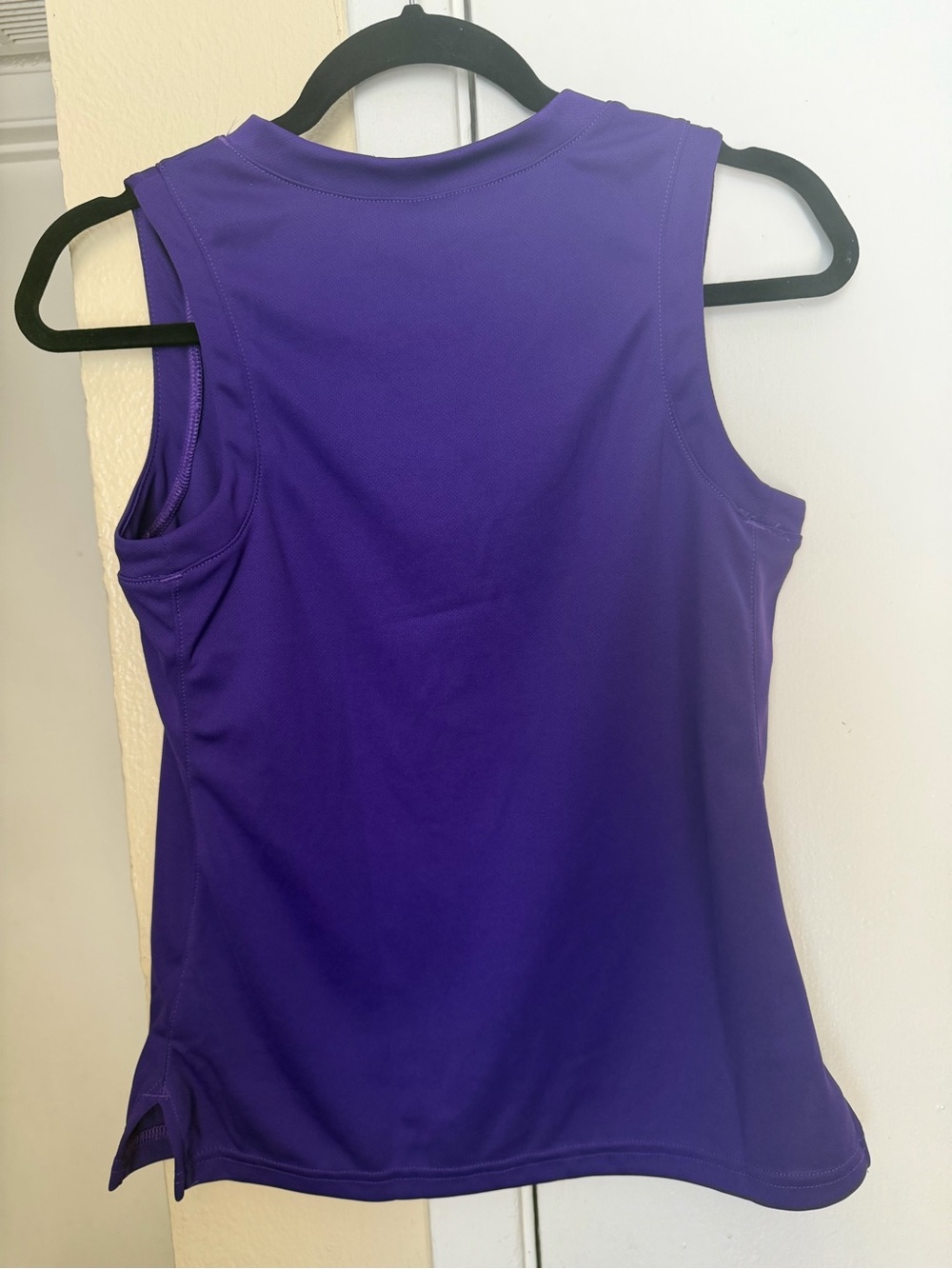 Nike Women’s Purple Athletic Tank Top with White Swoosh - Picture 5 of 5